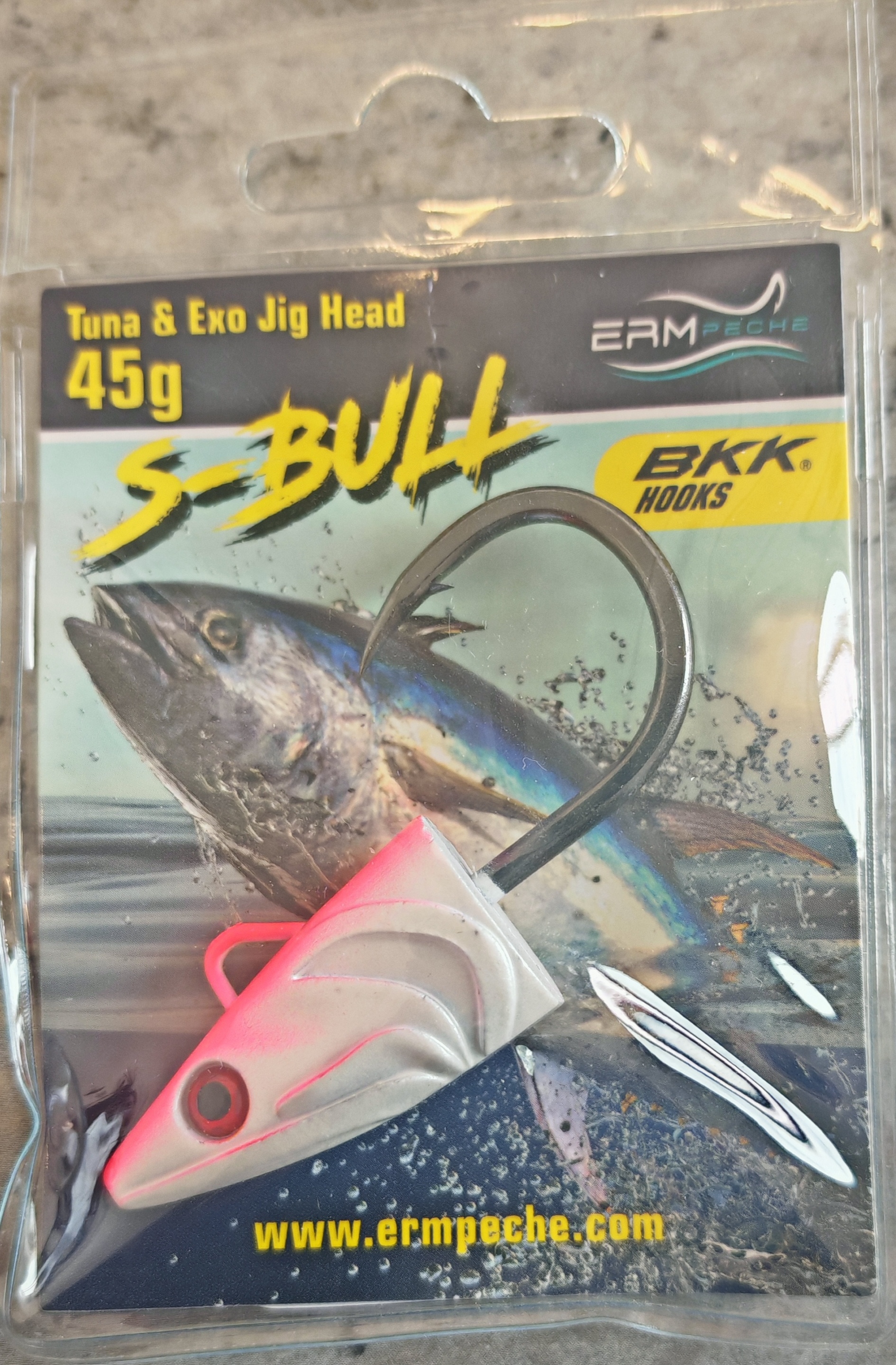 Jig Head S-Bull 45gr Pink