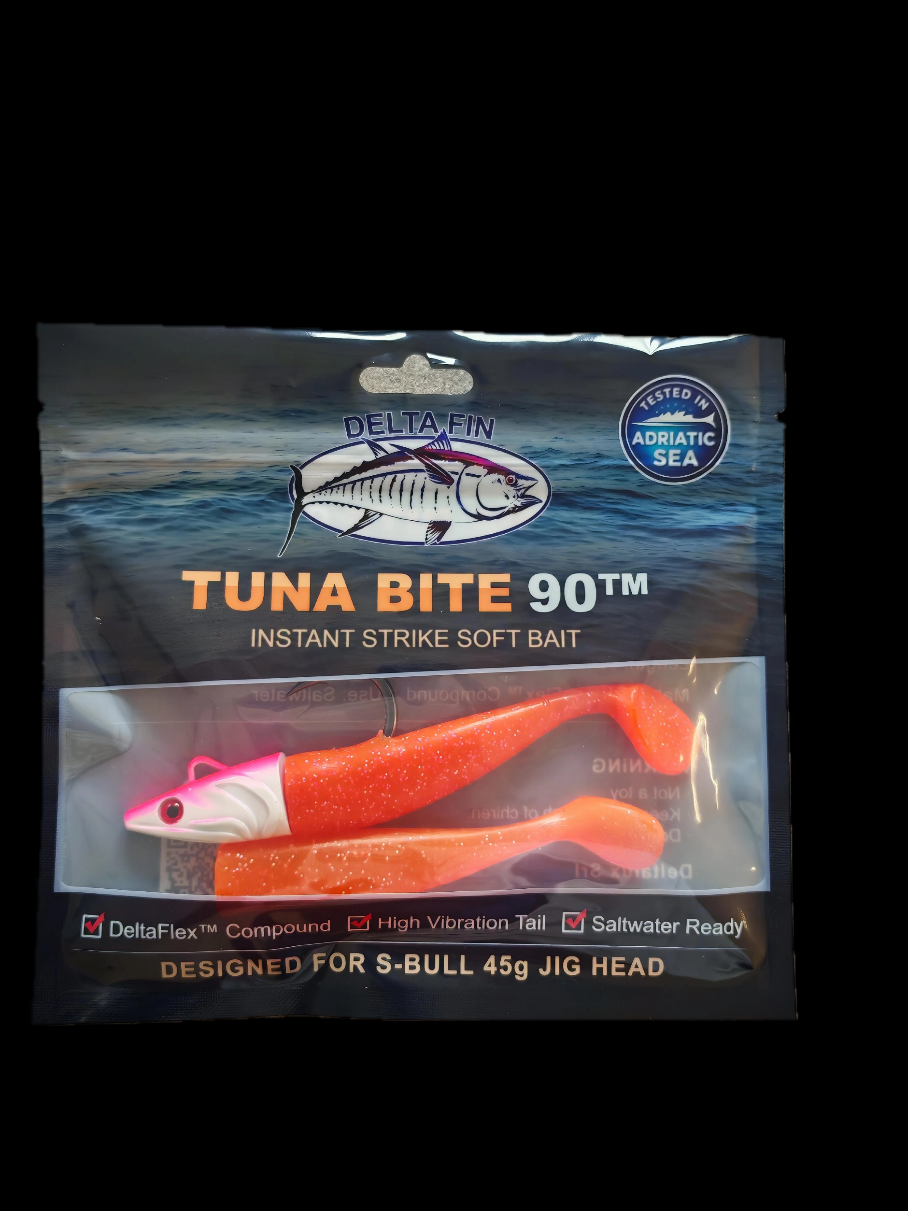 Kit Tuna Bite 90mm(120mm) Orange Fluo